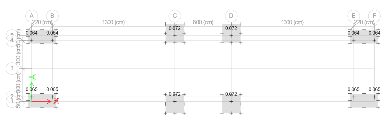 خروجی آرماتورهای خمشی فونداسیون